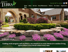 Tablet Screenshot of landscapesbyterra.com